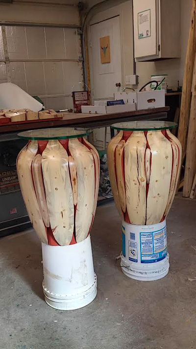 Gary Burditt, wood sculpture