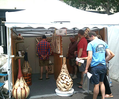 Burditt canopy at art show